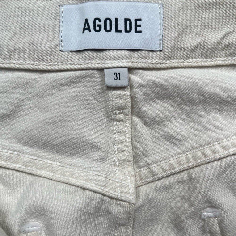 NWT Agolde Ren High Rise Wide Leg | Size 31 | Brown Rice 🍚😍 - Picture 11 of 16